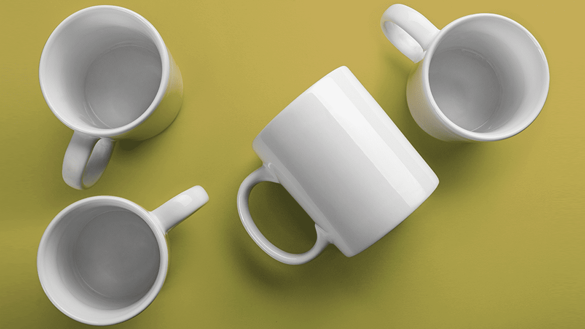 reutilizar las tazas mal sublimadas